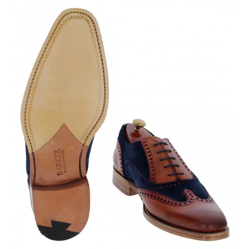 Barker on sale suede brogues